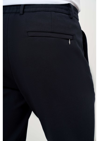 Erkek Lacivert Jogger Dynamic Fit Spor Pantolon