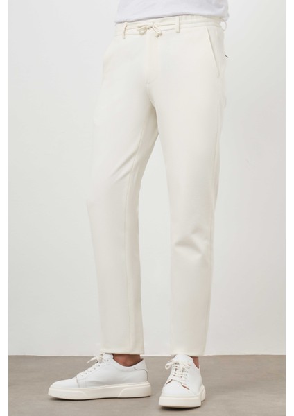 Erkek Ekru Jogger Dynamic Fit Spor Pantolon modelleri