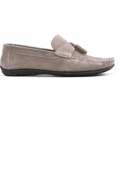 Erkek Bej Yazlık Casual Süet Ayakkabı