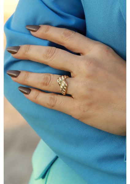 14 Ayar Altın,burgu Yüzük AGYZK171 fiyatları