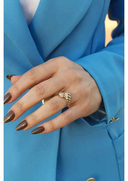 14 Ayar Altın,burgu Yüzük AGYZK171 fırsatları