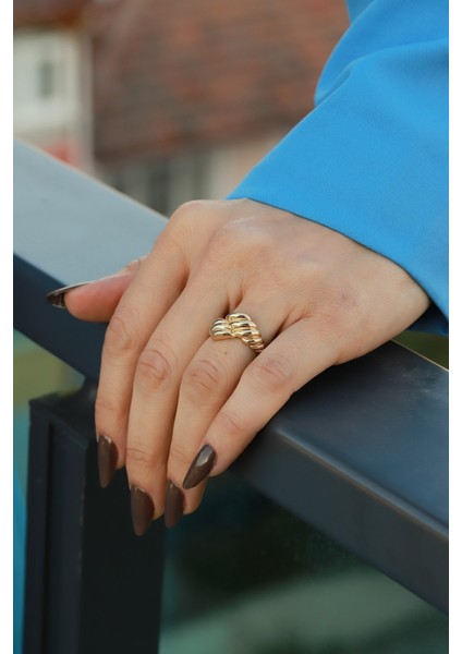 14 Ayar Altın,burgu Yüzük AGYZK171 indirimleri