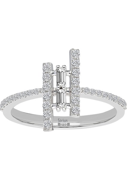 F Renk 0,33 Karat Baget Pırlanta Yüzük 0417R0263 fiyatları