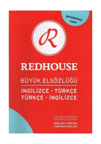 Redhouse Büyük El Sözlüğü Ingilizce Türkçe Türkçe Ingilizce (RS-007)