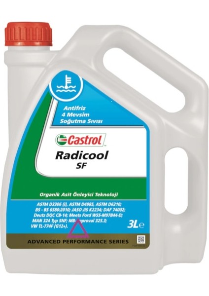Radicool Sf Antifiriz 4 Mevsim Soğutma 3L