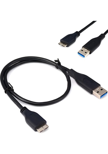 USB 3.0 Taşınabilir HDD Kablosu 1 Metre Yüksek Hızlı Veri Aktarımı