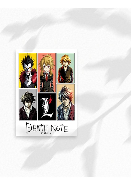 Anime Serisi Death Note A4 Duvar Posteri