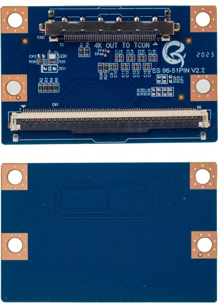 Go İthalat 96 Pın- 51 Pın Samsung Mu Tu T-Con Flexı Çevirici Board 2*96 Pin Sam V2,2 (2818)