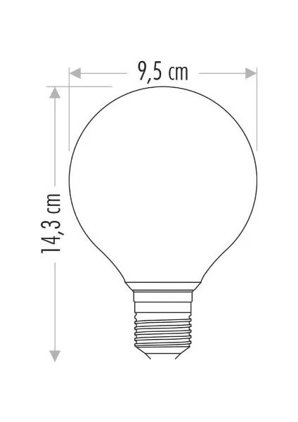 5 Adet 15W LED E27 Topak Ampul Gün Işığı