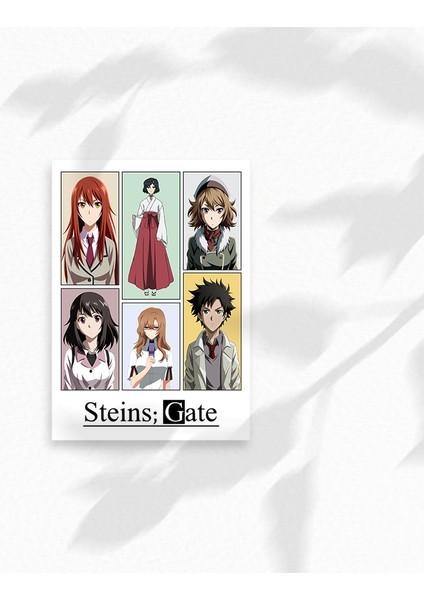 Anime Serisi Steins Gate A4 Duvar Posteri
