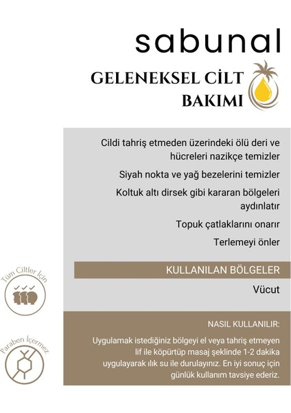 Ruşur Taşı Sabunu Mineral Kaynağı Yenileyici ve Arındırıcı Geleneksel Cilt Bakım Sabunu 4 Adet