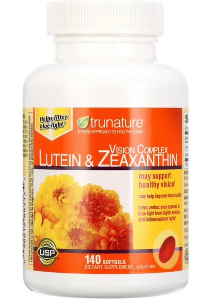 Vision Complex Lutein And Zeaxanthin 140 Softgel