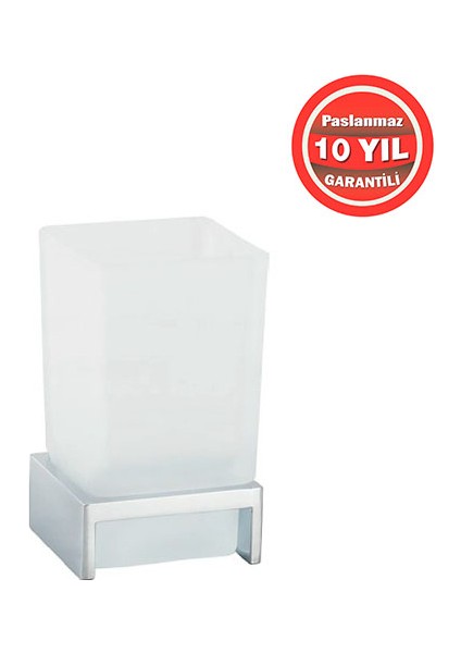 KU10-030 Paslanmaz Pirinç Kumru Set Üstü Diș Fırçalık