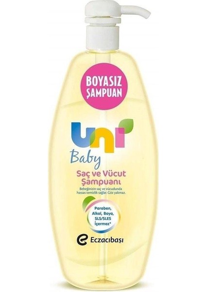 Uni Baby Saç ve Vücut Şampuanı 500ML