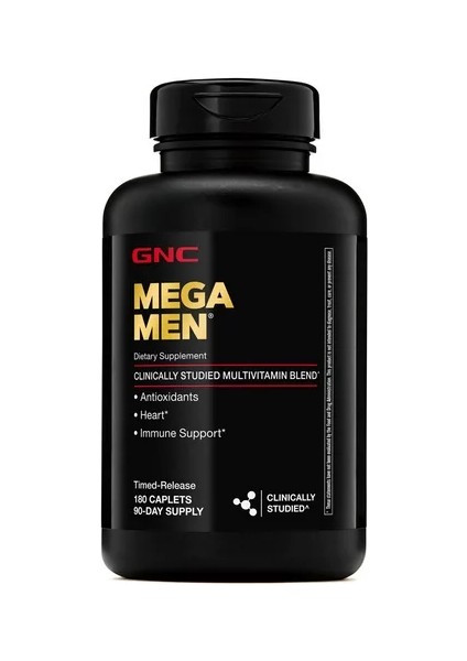 Mega Men Multivitamin 180 Tablet