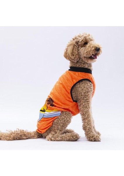 Turuncu Sunrise Büyük Köpek Tişörtü - Köpek Kıyafeti (15 Kg-45 Kg) 4xl fiyatları