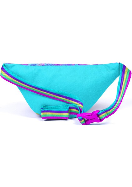 Kids PVC Malzemeden Üretilmiş Pembe Turkuaz Bel Çantası 200 ml fiyatları