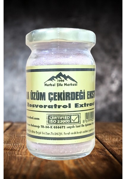 Kara Üzüm Çekirdeği Ekstrak 50 gr