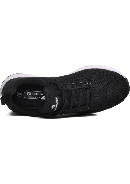 Manaus 101 21200 Siyah-Beyaz Memory Foam Kadın Spor Ayakkabı