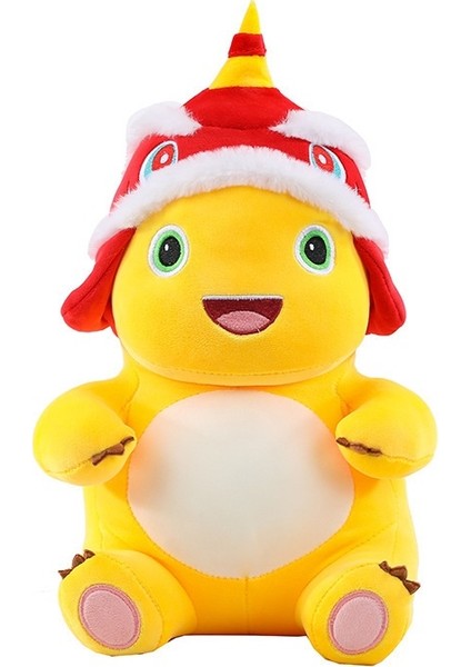 Aslan Dansı Küçük Süt Ejderha Bebek Peluş Oyuncak Sevimli Ejderha Yılı Maskot Yeni Yıl Hediye Çocuk Oyuncak Bebek (Yurt Dışından)