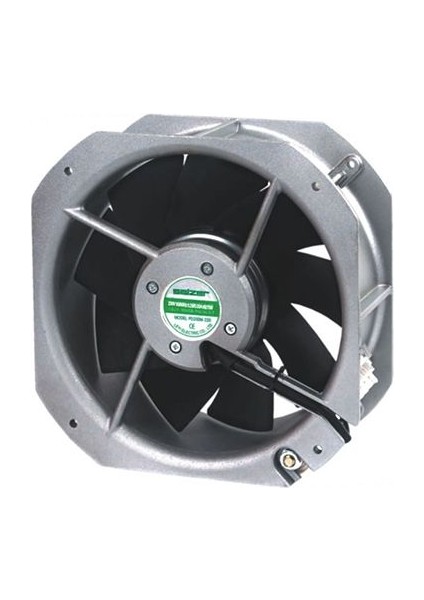 225X225X80 Kare Fan 220V Metal Kanat Rulmanlı (Ebmpapst W2E200-HK38-01 Muadili)