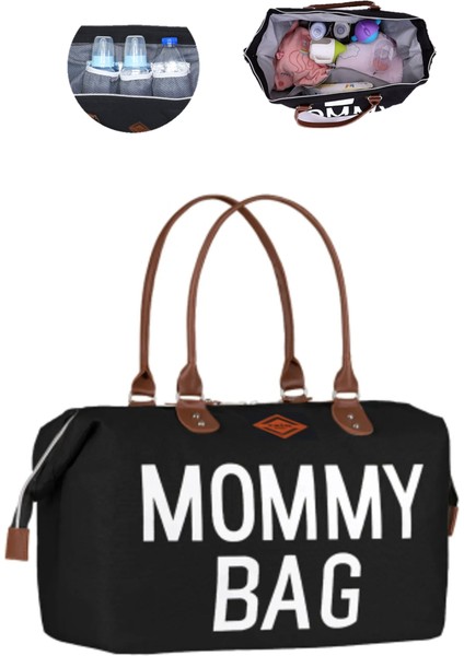 Miniklife Mommy Bag Anne Bebek Bakım ve Kadın Çantası Termal Biberonlu