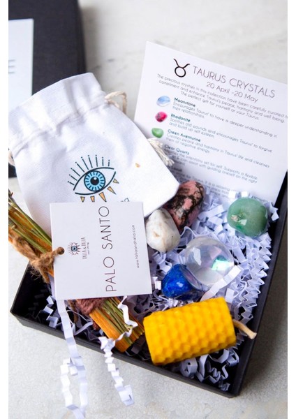 Boğa Burcu Kristal Seti