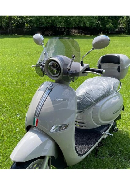 Aras Moto Arora Cappucino Ön Siperlik Camı Açık Füme Kısa Tip 33 cm ,bağlantı Aparatlı 50,125,150CC-ARASMOTO