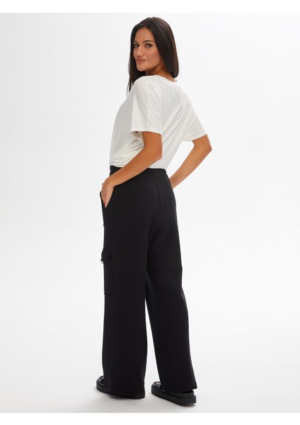 Kargo Cep Detaylı Straıght Fıt Örme Pantolon 68543 modelleri