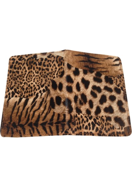 Pasaport Kılıfı,leopar Desenli 20X12X1CM