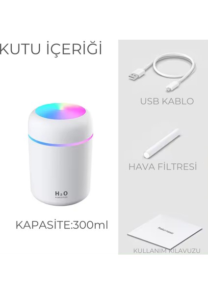 Taşınabilir Ultrasonik Hava Nemlendirici Buhar Makinesi ve Aroma Difüzörü fırsatları