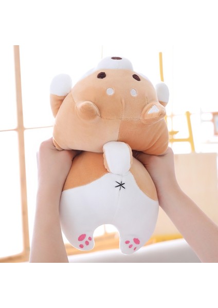 18 cm Sevimli Şişman Shiba Inu Peluş Oyuncak Dolması Yumuşak Kawaii Hayvan Doll (Yurt Dışından)