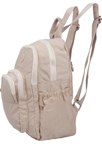 Kaliteli Klınkır Hafif Su Geçirmez Kumaş Sırt Çantası Krem modelleri