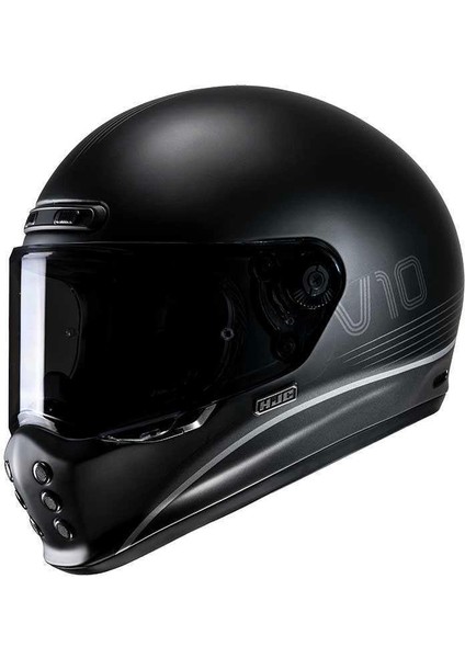 Kask Hjc V10 Semı Flat Mat Siyah