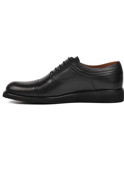 Premium 32944 Siyah Deri Erkek Casual Ayakkabı