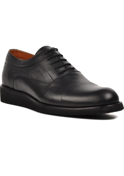 Premium 32944 Siyah Deri Erkek Casual Ayakkabı
