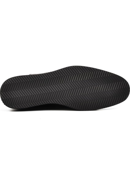 Premium 32944 Siyah Deri Erkek Casual Ayakkabı