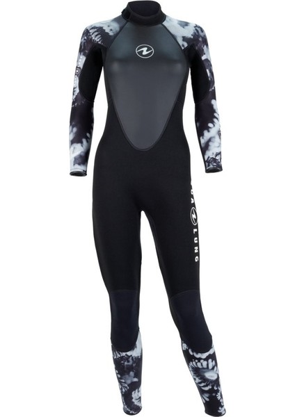 Hydroflex Kadın 3mm Dalış Elbisesi Siyah/gri