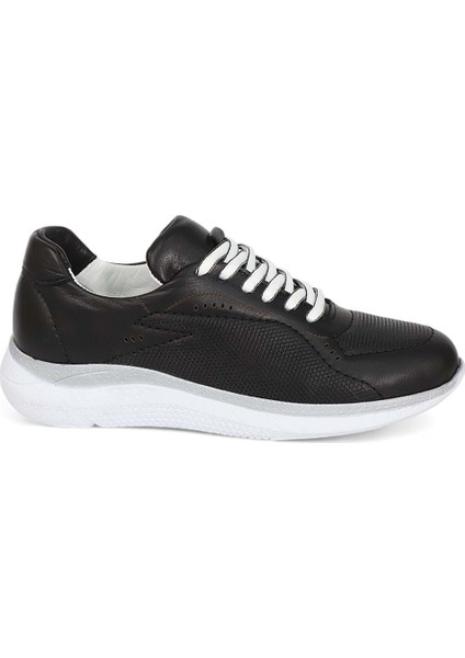 2005-273075 Deri Anatomik Tabanlı Kadın Sneakers Ayakkabı NKT02005-SIYAH Beyaz-36 fiyatları