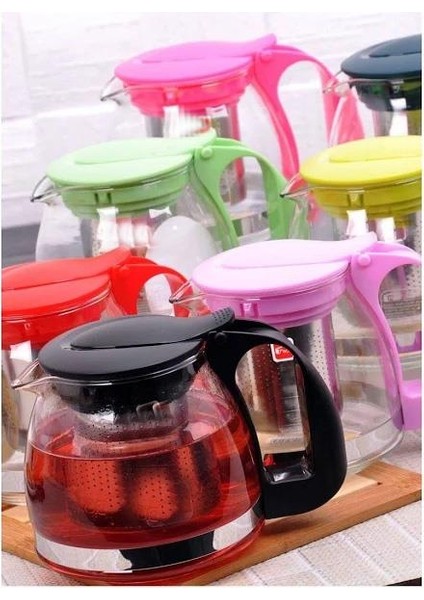 Süzgeçli Cam Demlik Bitki Çayı Için Demlik 1500 ml fiyatları