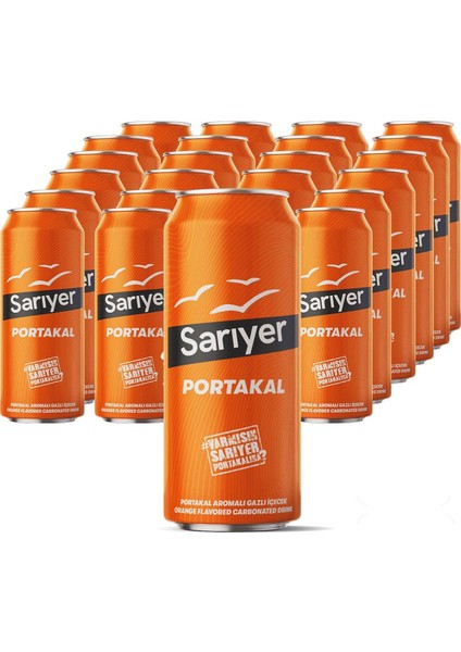 Portakal Aromalı Gazoz 330ML x 24 Adet