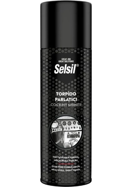 Çelik Kutu Araç Torpido Parlatıcı Sprey 200ML Hoş Kokulu - Parlak - Toz Tutmayan Formül