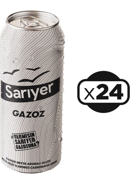 Karışık Aromalı Gazoz 330ML x 24 Adet