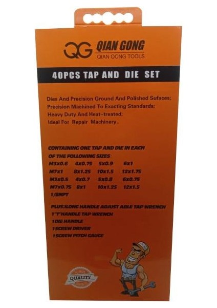 Klavuz&pafta Diş Açma Seti 40 Parça indirimleri