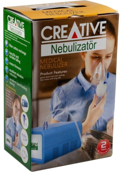 Creative CR-100 Kompresörlü Nebulizatör Cihazı