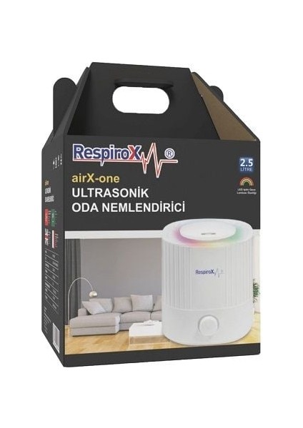 Aırx-One Ultrasonik Oda Nemlendirici (Led Işıklı Oda Lambası - 7 Renk)