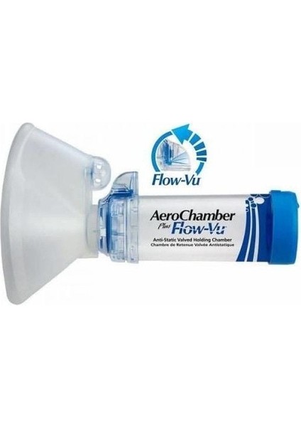 Aerochamber Plus Flow-Vu Mavi-Large 5+