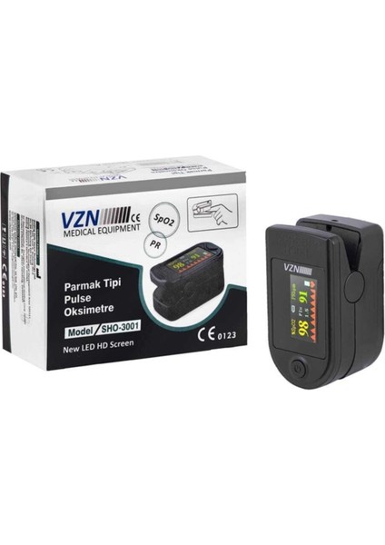 Pulse Oksimetre Parmaktan Oksijen Ölçer Büyük SHO-3001