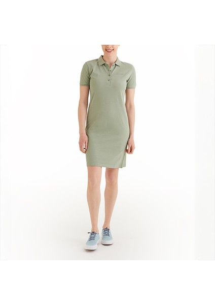 CS0378 Csc W Basic Polo Ss Dress Kadın Elbise