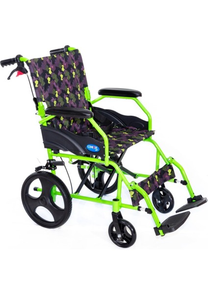 KY863-12 Green Alüminyum Tekerlekli Sandalye